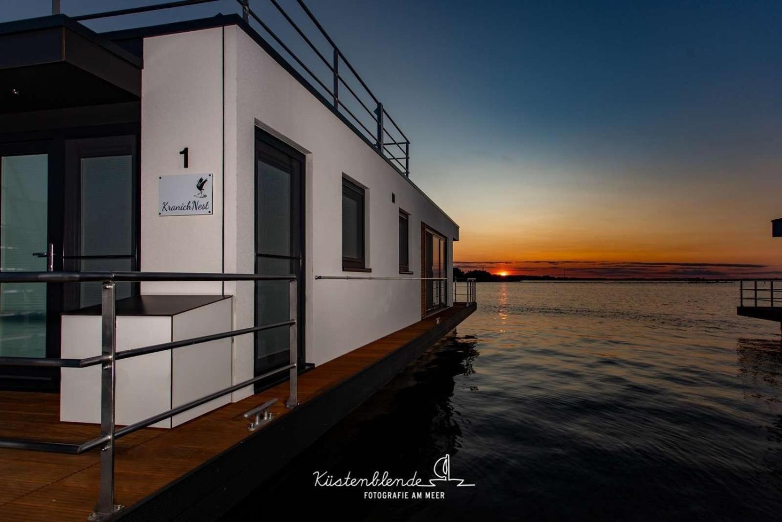 Hausboot Kranichnest 호텔 리브니츠 담가르텐 외부 사진